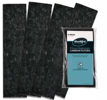 Load image into Gallery viewer, BlueBird Filters Replacement Carbon Prefilter, Fits Germ Guardian AC5000 AC5300 AC5250, Filter C, Pre Cut Activated Charcoal Wraps for OEM FLT28CB4